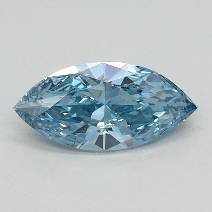 Loose Diamond - MARQUISE 0.33ct Fancy Vivid Blue VVS2: Loose Diamond - MARQUISE 0.33ct Fancy Vivid Blue VVS2 Source: This is a real non-mined Diamond that has been grown in a lab Shape: MARQUISE Carats: 0.33 Color: Fancy Vivid Blue Certification: IGI Vide