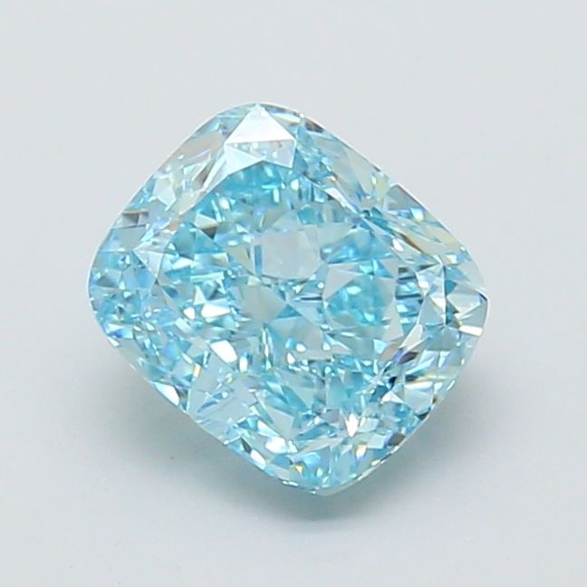 Loose Diamond - CUSHION MODIFIED 1.89ct Fancy Vivid Blue VVS1: Loose Diamond - CUSHION MODIFIED 1.89ct Fancy Vivid Blue VVS1 Source: This is a real non-mined Diamond that has been grown in a lab Shape: CUSHION MODIFIED Carats: 1.89 Color: Fancy Vivid Blue Certifi