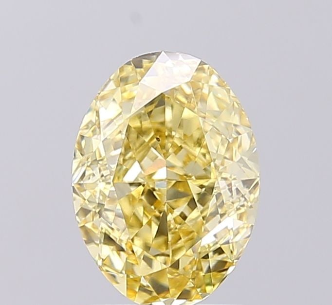 Loose Diamond - OVAL 2.08ct Fancy Yellow VS2: Loose Diamond - OVAL 2.08ct Fancy Yellow VS2 Source: This is a real non-mined Diamond that has been grown in a lab Shape: OVAL Carats: 2.08 Color: Fancy Yellow Certification: IGI Video: