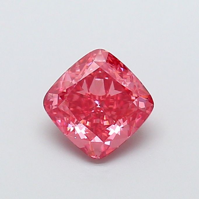 Loose Diamond - CUSHION BRILLIANT 1.51ct Fancy Vivid Pink VVS2: Loose Diamond - CUSHION BRILLIANT 1.51ct Fancy Vivid Pink VVS2 Source: This is a real non-mined Diamond that has been grown in a lab Shape: CUSHION BRILLIANT Carats: 1.51 Color: Fancy Vivid Pink Certi