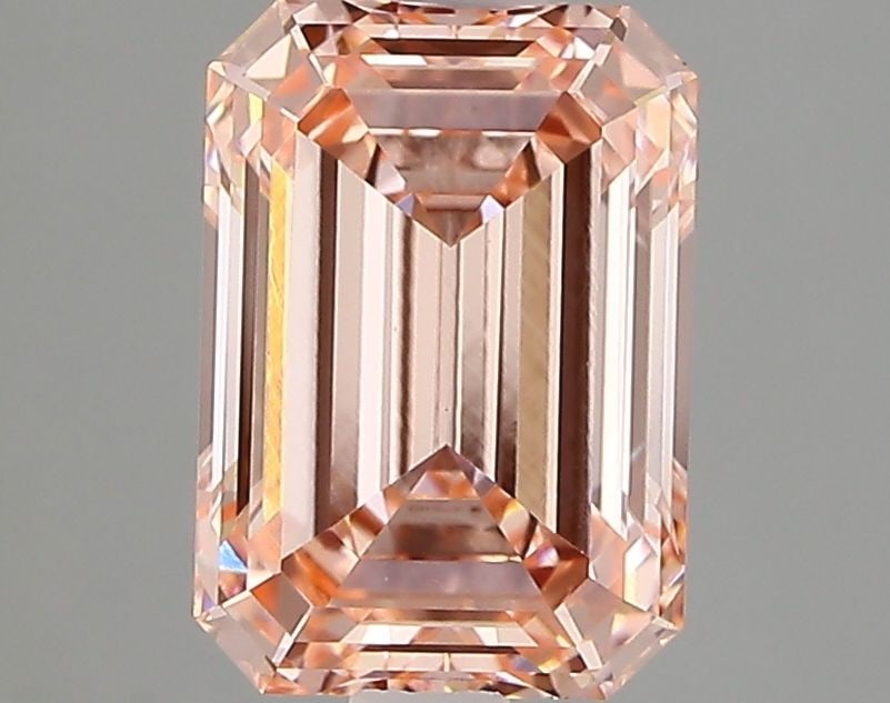 Loose Diamond - EMERALD 2.33ct Fancy Vivid Pink VS1: Loose Diamond - EMERALD 2.33ct Fancy Vivid Pink VS1 Source: This is a real non-mined Diamond that has been grown in a lab Shape: EMERALD Carats: 2.33 Color: Fancy Vivid Pink Certification: IGI Video: