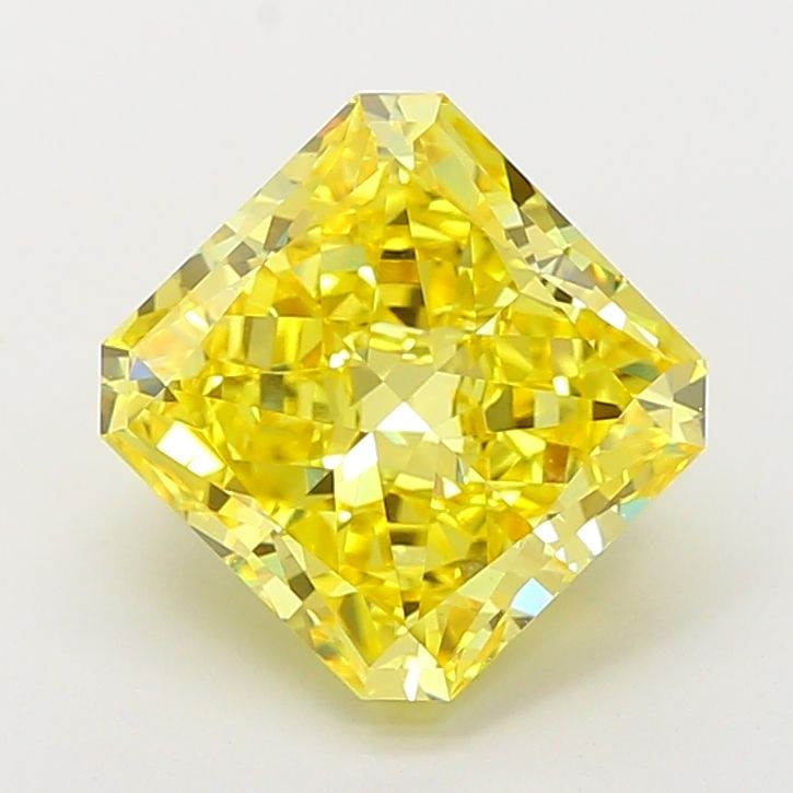 Loose Diamond - SQUARE RADIANT 6.03ct Fancy Vivid Yellow VS2: Loose Diamond - SQUARE RADIANT 6.03ct Fancy Vivid Yellow VS2 Source: This is a real non-mined Diamond that has been grown in a lab Shape: SQUARE RADIANT Carats: 6.03 Color: Fancy Vivid Yellow Certific
