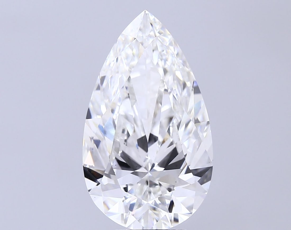 Loose Diamond - PEAR 7.01ct F VS2: Loose Diamond - PEAR 7.01ct F VS2 Source: This is a real non-mined Diamond that has been grown in a lab Shape: PEAR Carats: 7.01 Color: F Clarity: VS2 Certification: IGI Video: