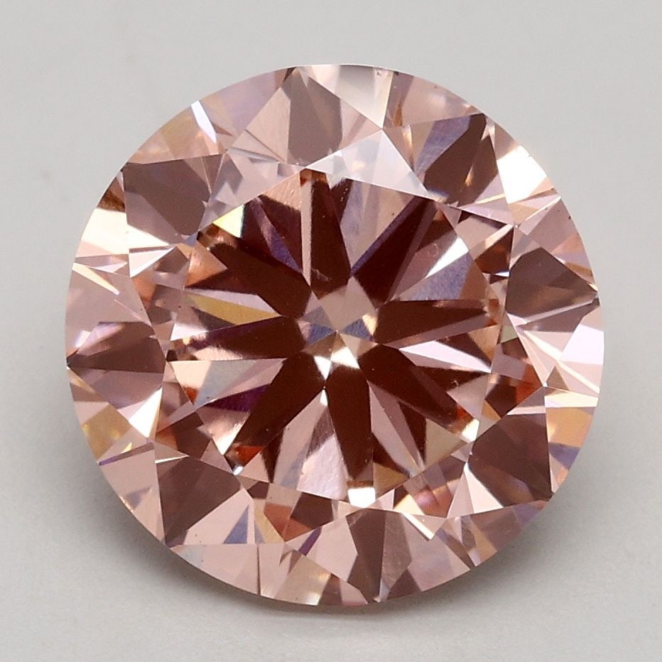 Loose Diamond - ROUND 3.0ct Fancy Intense Pink VS2: Loose Diamond - ROUND 3.0ct Fancy Intense Pink VS2 Source: This is a real non-mined Diamond that has been grown in a lab Shape: ROUND Carats: 3.0 Color: Fancy Intense Pink Certification: IGI Video: