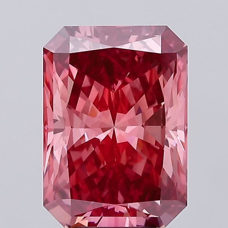 Loose Diamond - RADIANT 7.03ct Fancy Vivid Pink VS1: Loose Diamond - RADIANT 7.03ct Fancy Vivid Pink VS1 Source: This is a real non-mined Diamond that has been grown in a lab Shape: RADIANT Carats: 7.03 Color: Fancy Vivid Pink Certification: IGI Video: