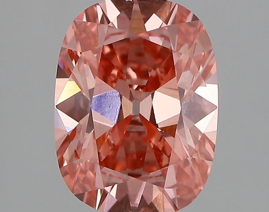 Loose Diamond - CUSHION MODIFIED 1.75ct Fancy Vivid Pink VVS2: Loose Diamond - CUSHION MODIFIED 1.75ct Fancy Vivid Pink VVS2 Source: This is a real non-mined Diamond that has been grown in a lab Shape: CUSHION MODIFIED Carats: 1.75 Color: Fancy Vivid Pink Certifi
