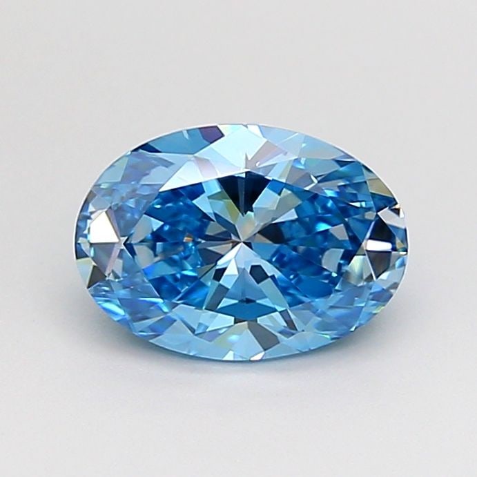 Loose Diamond - OVAL 1.07ct Fancy Vivid Blue VS1: Loose Diamond - OVAL 1.07ct Fancy Vivid Blue VS1 Source: This is a real non-mined Diamond that has been grown in a lab Shape: OVAL Carats: 1.07 Color: Fancy Vivid Blue Certification: IGI Video: