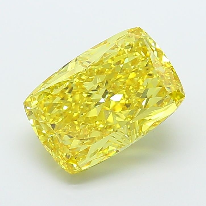 Loose Diamond - CUSHION MODIFIED 10.02ct Fancy Vivid Yellow VS1: Loose Diamond - CUSHION MODIFIED 10.02ct Fancy Vivid Yellow VS1 Source: This is a real non-mined Diamond that has been grown in a lab Shape: CUSHION MODIFIED Carats: 10.02 Color: Fancy Vivid Yellow Ce