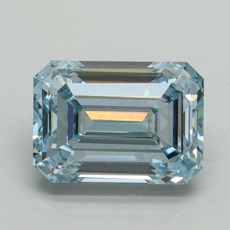 Loose Diamond - EMERALD 1.5ct Fancy Intense Blue VS1: Loose Diamond - EMERALD 1.5ct Fancy Intense Blue VS1 Source: This is a real non-mined Diamond that has been grown in a lab Shape: EMERALD Carats: 1.5 Color: Fancy Intense Blue Certification: IGI Video