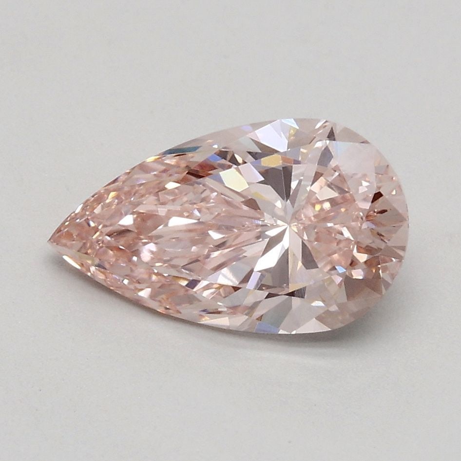 Loose Diamond - PEAR 1.01ct Fancy Pink VS2: Loose Diamond - PEAR 1.01ct Fancy Pink VS2 Source: This is a real non-mined Diamond that has been grown in a lab Shape: PEAR Carats: 1.01 Color: Fancy Pink Certification: IGI Video: