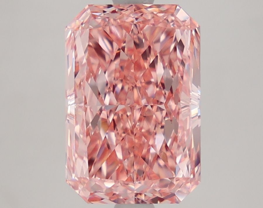 Loose Diamond - RADIANT 3.32ct Fancy Vivid Pink VS1: Loose Diamond - RADIANT 3.32ct Fancy Vivid Pink VS1 Source: This is a real non-mined Diamond that has been grown in a lab Shape: RADIANT Carats: 3.32 Color: Fancy Vivid Pink Certification: IGI The Dia