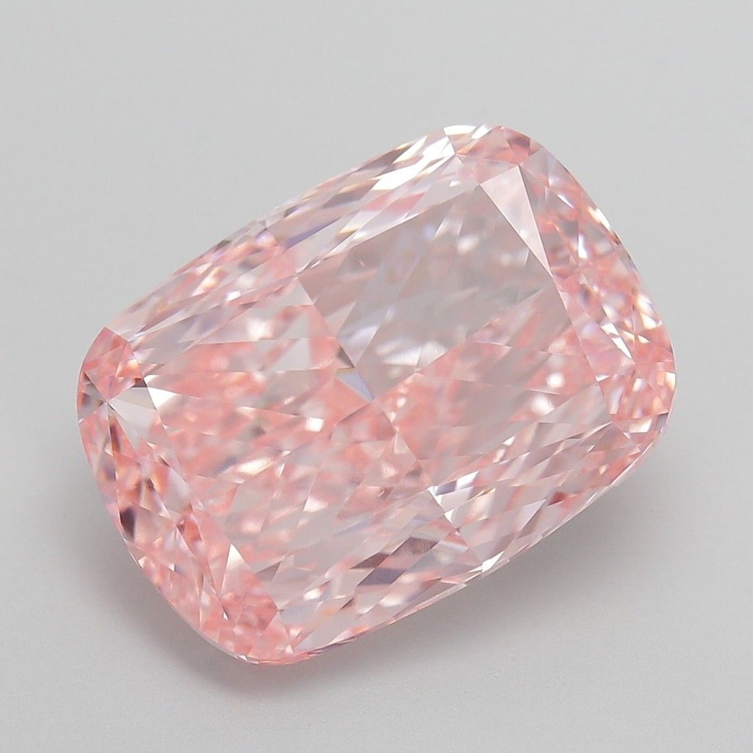 Loose Diamond - CUSHION MODIFIED 10.02ct Fancy Vivid Pink VS1: Loose Diamond - CUSHION MODIFIED 10.02ct Fancy Vivid Pink VS1 Source: This is a real non-mined Diamond that has been grown in a lab Shape: CUSHION MODIFIED Carats: 10.02 Color: Fancy Vivid Pink Certif