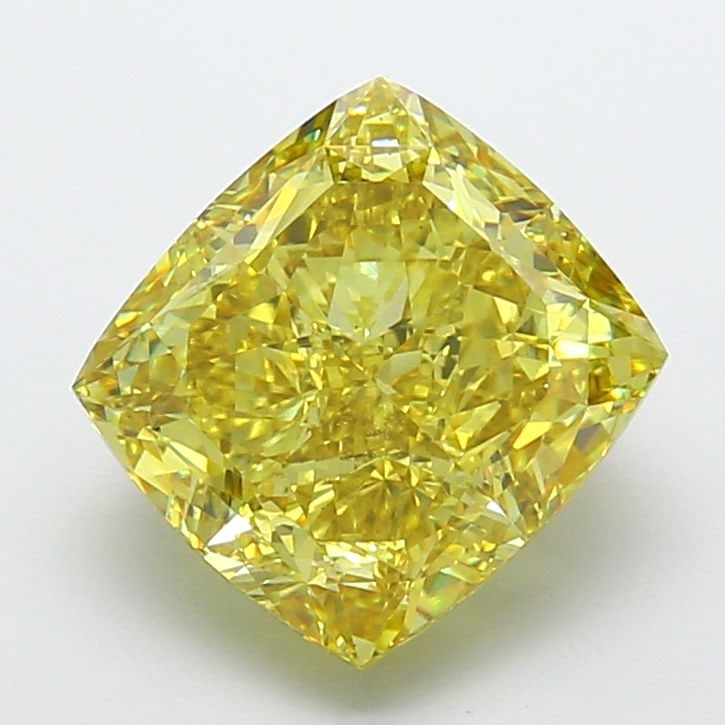 Loose Diamond - CUSHION MODIFIED 10.12ct Fancy Vivid Yellow VS1: Loose Diamond - CUSHION MODIFIED 10.12ct Fancy Vivid Yellow VS1 Source: This is a real non-mined Diamond that has been grown in a lab Shape: CUSHION MODIFIED Carats: 10.12 Color: Fancy Vivid Yellow Ce