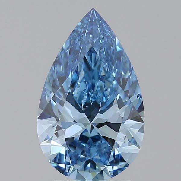 Loose Diamond - PEAR 2.02ct Fancy Vivid Blue VVS2: Loose Diamond - PEAR 2.02ct Fancy Vivid Blue VVS2 Source: This is a real non-mined Diamond that has been grown in a lab Shape: PEAR Carats: 2.02 Color: Fancy Vivid Blue Certification: IGI Video: