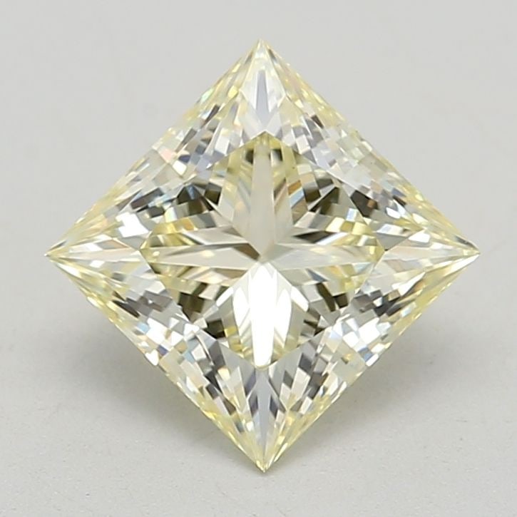 Loose Diamond - PRINCESS 1.57ct Fancy Light Yellow VS1: Loose Diamond - PRINCESS 1.57ct Fancy Light Yellow VS1 Source: This is a real non-mined Diamond that has been grown in a lab Shape: PRINCESS Carats: 1.57 Color: Fancy Light Yellow Certification: IGI V