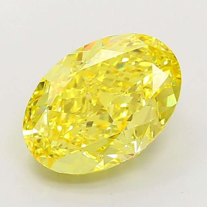 Loose Diamond - OVAL 7.02ct Fancy Vivid Yellow VS2: Loose Diamond - OVAL 7.02ct Fancy Vivid Yellow VS2 Source: This is a real non-mined Diamond that has been grown in a lab Shape: OVAL Carats: 7.02 Color: Fancy Vivid Yellow Certification: IGI Video: