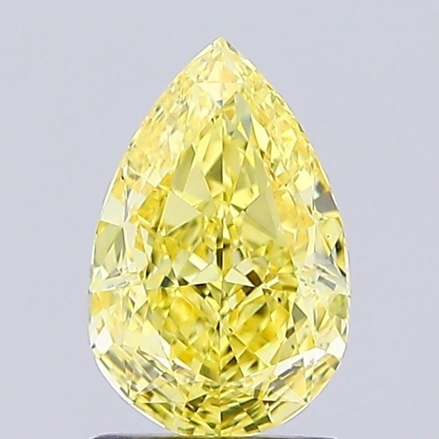 Loose Diamond - PEAR 1.53ct Fancy Intense Yellow VVS2: Loose Diamond - PEAR 1.53ct Fancy Intense Yellow VVS2 Source: This is a real non-mined Diamond that has been grown in a lab Shape: PEAR Carats: 1.53 Color: Fancy Intense Yellow Certification: IGI Vide