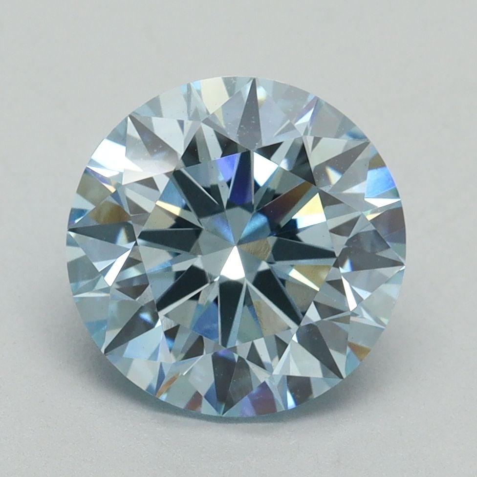 Ideal Loose Diamond - ROUND 3.02ct Fancy Intense Blue VS1: Ideal Loose Diamond - ROUND 3.02ct Fancy Intense Blue VS1 Source: This is a real non-mined Diamond that has been grown in a lab Shape: ROUND Carats: 3.02 Color: Fancy Intense Blue Certification: IGI V