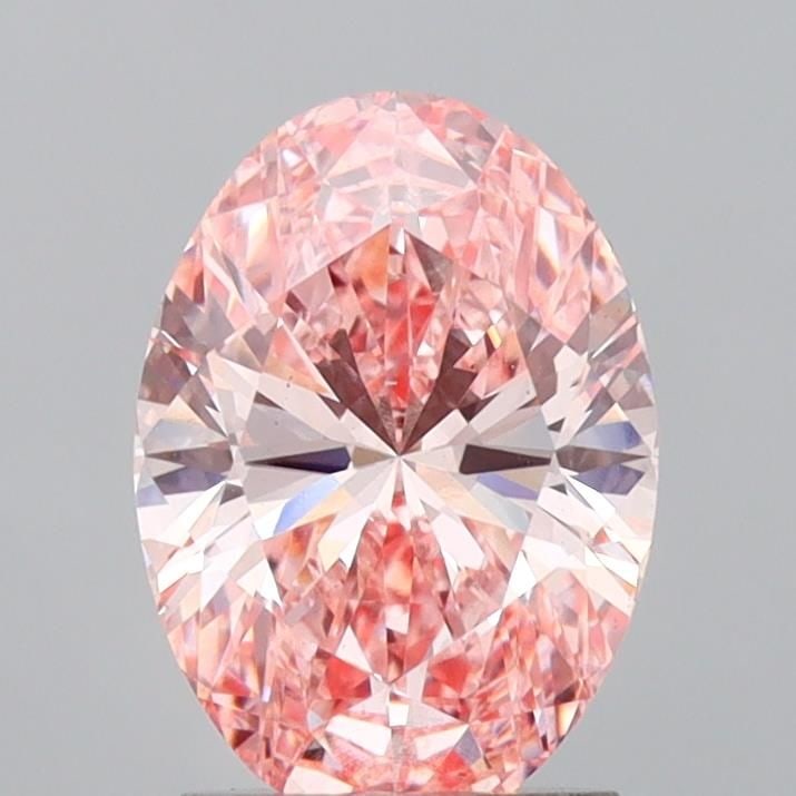 Loose Diamond - OVAL 1.96ct Fancy Intense Pink VS2: Loose Diamond - OVAL 1.96ct Fancy Intense Pink VS2 Source: This is a real non-mined Diamond that has been grown in a lab Shape: OVAL Carats: 1.96 Color: Fancy Intense Pink Certification: IGI Video: