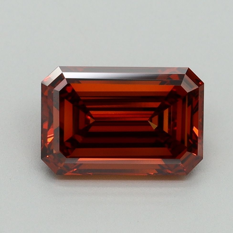 Loose Diamond - EMERALD 2.11ct Fancy Deep Orange VS1 (1 of 1)
