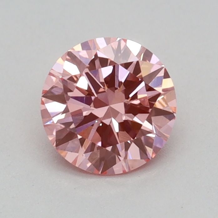 Loose Diamond - ROUND 0.37ct Fancy Vivid Pink VS1: Loose Diamond - ROUND 0.37ct Fancy Vivid Pink VS1 Source: This is a real non-mined Diamond that has been grown in a lab Shape: ROUND Carats: 0.37 Color: Fancy Vivid Pink Certification: IGI Video: