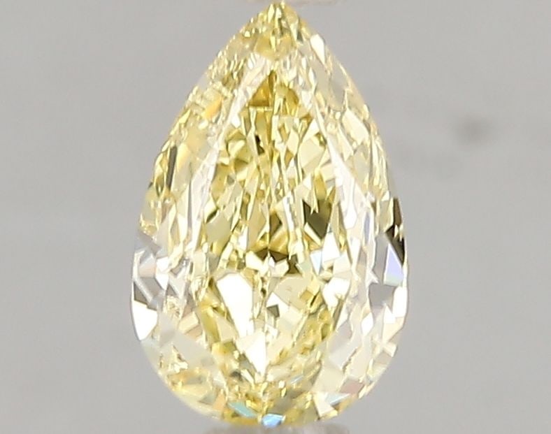 Loose Diamond - PEAR 1.0ct Fancy Intense Yellow SI1: Loose Diamond - PEAR 1.0ct Fancy Intense Yellow SI1 Source: This is a real non-mined Diamond that has been grown in a lab Shape: PEAR Carats: 1.0 Color: Fancy Intense Yellow Certification: IGI Video: