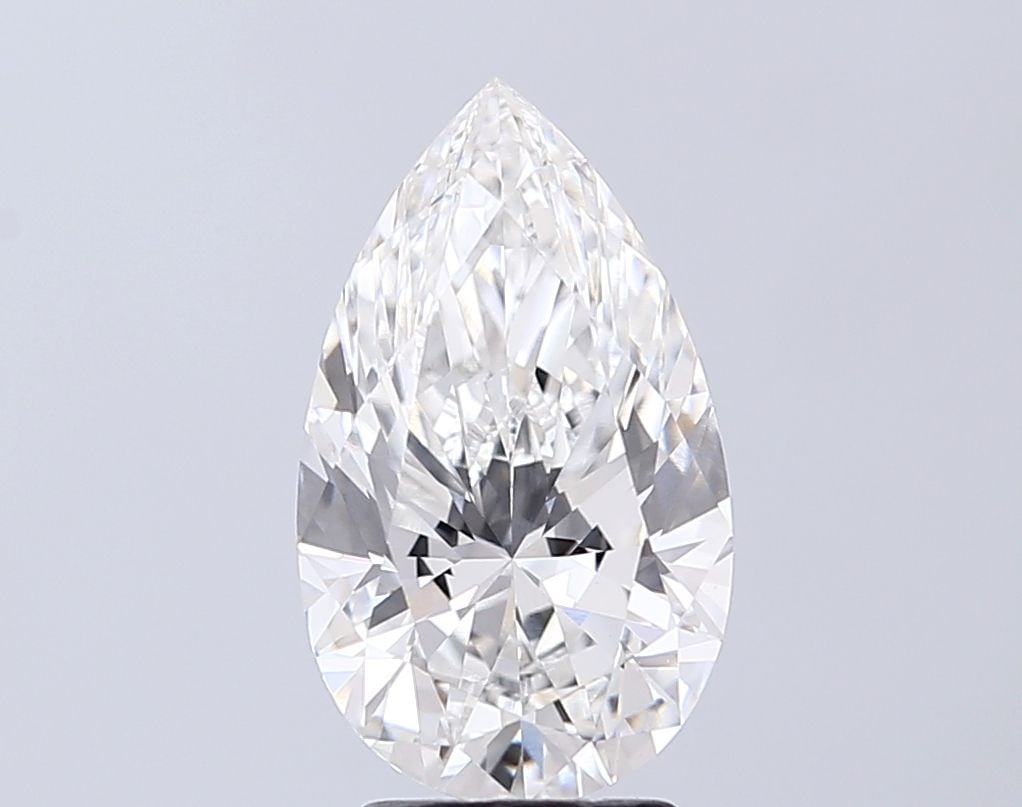 Loose Diamond - PEAR 3.02ct E VVS2: Loose Diamond - PEAR 3.02ct E VVS2 Source: This is a real non-mined Diamond that has been grown in a lab Shape: PEAR Carats: 3.02 Color: E Clarity: VVS2 Certification: IGI Video: