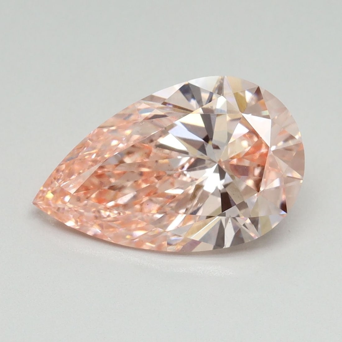 Loose Diamond - PEAR 3.01ct Fancy Vivid Pink VS2: Loose Diamond - PEAR 3.01ct Fancy Vivid Pink VS2 Source: This is a real non-mined Diamond that has been grown in a lab Shape: PEAR Carats: 3.01 Color: Fancy Vivid Pink Certification: IGI Video: