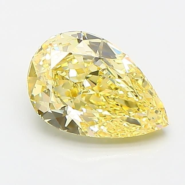 Loose Diamond - PEAR 1.09ct Fancy Intense Yellow VS1: Loose Diamond - PEAR 1.09ct Fancy Intense Yellow VS1 Source: This is a real non-mined Diamond that has been grown in a lab Shape: PEAR Carats: 1.09 Color: Fancy Intense Yellow Certification: IGI Video