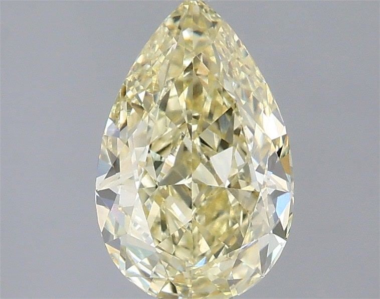 Loose Diamond - PEAR 1.6ct Fancy Light Yellow VS1: Loose Diamond - PEAR 1.6ct Fancy Light Yellow VS1 Source: This is a real non-mined Diamond that has been grown in a lab Shape: PEAR Carats: 1.6 Color: Fancy Light Yellow Certification: IGI Video: