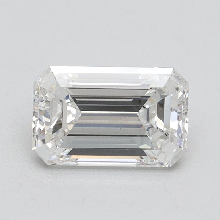 Loose Diamond - EMERALD 1.06ct F VS2: Loose Diamond - EMERALD 1.06ct F VS2 Source: This is a real non-mined Diamond that has been grown in a lab Shape: EMERALD Carats: 1.06 Color: F Clarity: VS2 Certification: IGI Video: