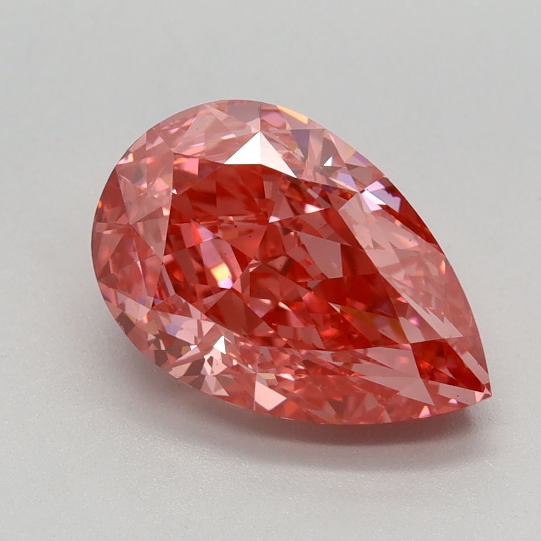 Loose Diamond - PEAR 2.56ct Fancy Vivid Pink VS2: Loose Diamond - PEAR 2.56ct Fancy Vivid Pink VS2 Source: This is a real non-mined Diamond that has been grown in a lab Shape: PEAR Carats: 2.56 Color: Fancy Vivid Pink Certification: IGI Video: