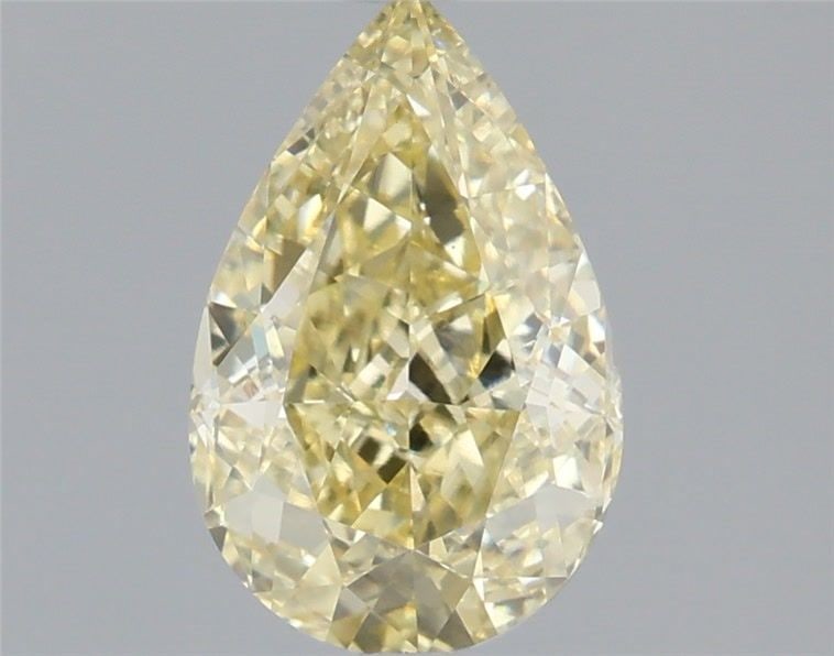 Loose Diamond - PEAR 1.02ct Fancy Yellow VS1: Loose Diamond - PEAR 1.02ct Fancy Yellow VS1 Source: This is a real non-mined Diamond that has been grown in a lab Shape: PEAR Carats: 1.02 Color: Fancy Yellow Certification: IGI Video: