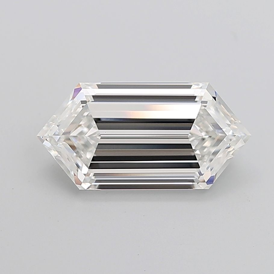 Loose Diamond - HEXAGONAL 6.58ct F VVS2: Loose Diamond - HEXAGONAL 6.58ct F VVS2 Source: This is a real non-mined Diamond that has been grown in a lab Shape: HEXAGONAL Carats: 6.58 Color: F Clarity: VVS2 Certification: IGI Video: