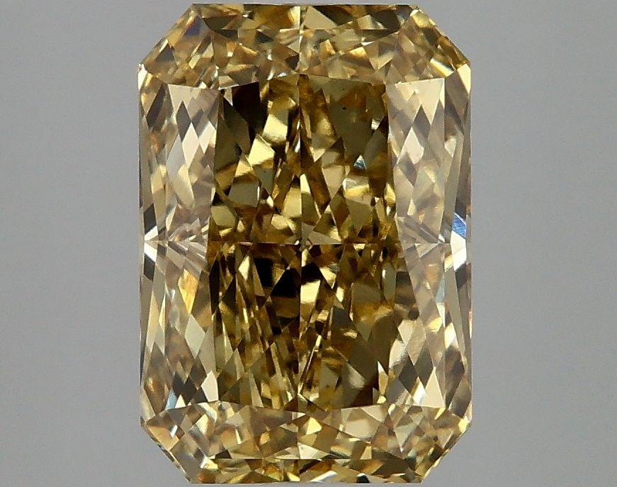 Loose Diamond - RADIANT 3.03ct Fancy Intense Gray Yellow VS1: Loose Diamond - RADIANT 3.03ct Fancy Intense Gray Yellow VS1 Source: This is a real non-mined Diamond that has been grown in a lab Shape: RADIANT Carats: 3.03 Color: Fancy Intense Gray Yellow Certific