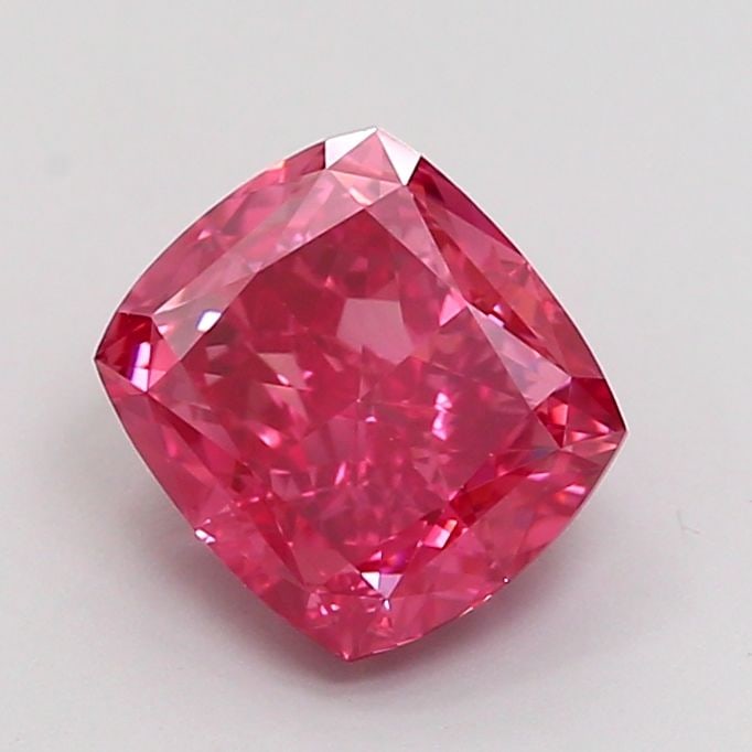 Loose Diamond - CUSHION BRILLIANT 2.15ct Fancy Vivid Pink VS2: Loose Diamond - CUSHION BRILLIANT 2.15ct Fancy Vivid Pink VS2 Source: This is a real non-mined Diamond that has been grown in a lab Shape: CUSHION BRILLIANT Carats: 2.15 Color: Fancy Vivid Pink Certif