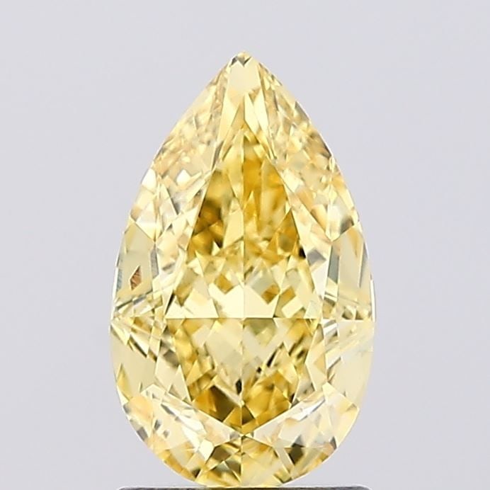 Loose Diamond - PEAR 1.5ct Fancy Vivid Yellow VS1: Loose Diamond - PEAR 1.5ct Fancy Vivid Yellow VS1 Source: This is a real non-mined Diamond that has been grown in a lab Shape: PEAR Carats: 1.5 Color: Fancy Vivid Yellow Certification: IGI Video: