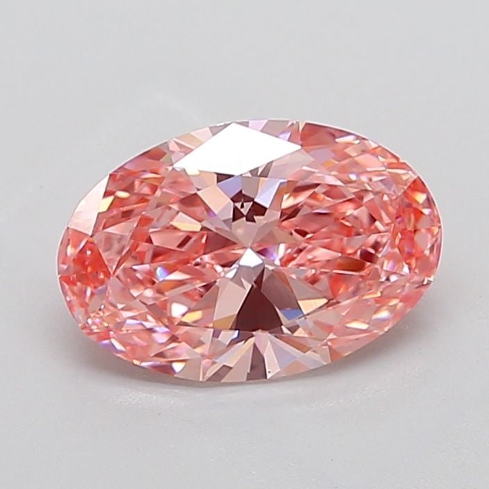 Loose Diamond - OVAL 3.08ct Fancy Vivid Pink VVS2: Loose Diamond - OVAL 3.08ct Fancy Vivid Pink VVS2 Source: This is a real non-mined Diamond that has been grown in a lab Shape: OVAL Carats: 3.08 Color: Fancy Vivid Pink Certification: IGI Video: