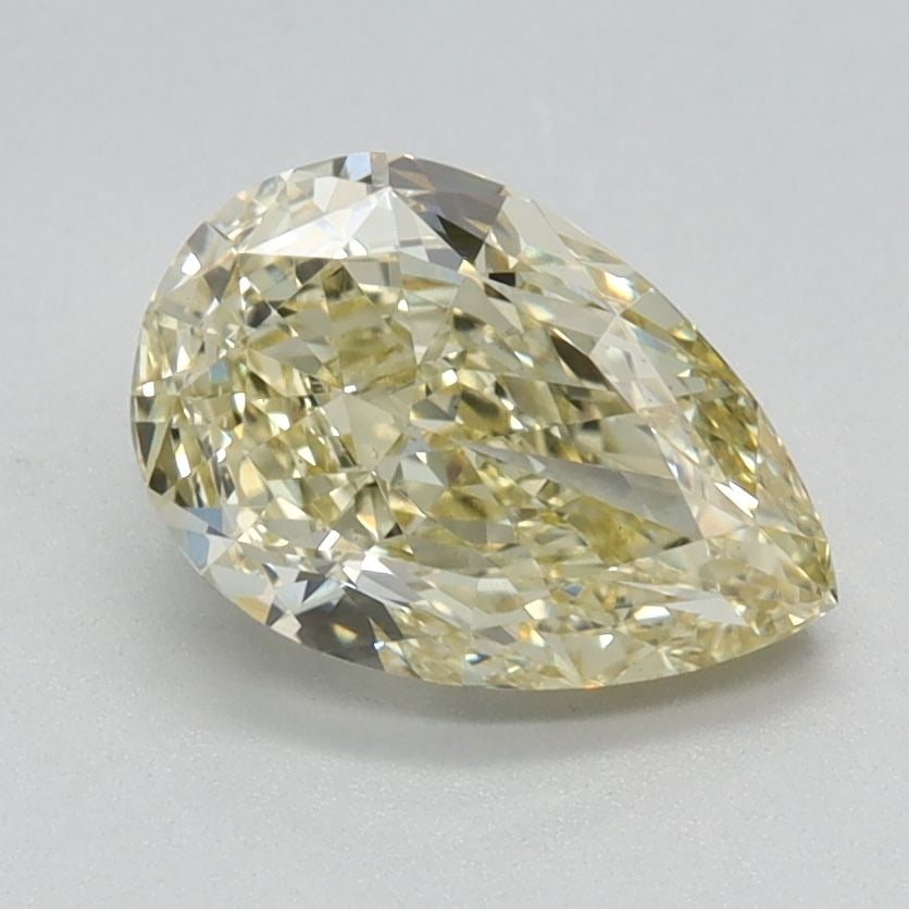 Loose Diamond - PEAR 1.28ct Fancy Yellow VS1: Loose Diamond - PEAR 1.28ct Fancy Yellow VS1 Source: This is a real non-mined Diamond that has been grown in a lab Shape: PEAR Carats: 1.28 Color: Fancy Yellow Certification: IGI Video: