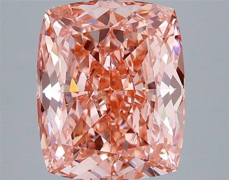 Loose Diamond - CUSHION MODIFIED 4.09ct Fancy Vivid Pink VVS2: Loose Diamond - CUSHION MODIFIED 4.09ct Fancy Vivid Pink VVS2 Source: This is a real non-mined Diamond that has been grown in a lab Shape: CUSHION MODIFIED Carats: 4.09 Color: Fancy Vivid Pink Certifi