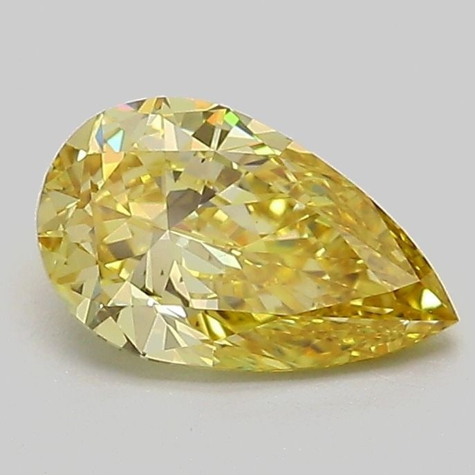 Loose Diamond - PEAR 1.0ct Fancy Intense Yellow VS2: Loose Diamond - PEAR 1.0ct Fancy Intense Yellow VS2 Source: This is a real non-mined Diamond that has been grown in a lab Shape: PEAR Carats: 1.0 Color: Fancy Intense Yellow Certification: IGI Video: