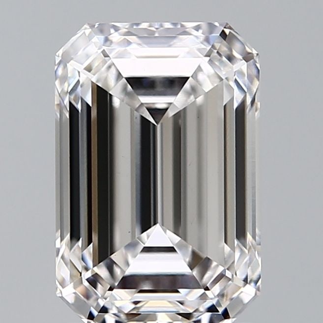 Loose Diamond - EMERALD 2.06ct D VVS2: Loose Diamond - EMERALD 2.06ct D VVS2 Source: This is a real non-mined Diamond that has been grown in a lab Shape: EMERALD Carats: 2.06 Color: D Clarity: VVS2 Certification: IGI Video: