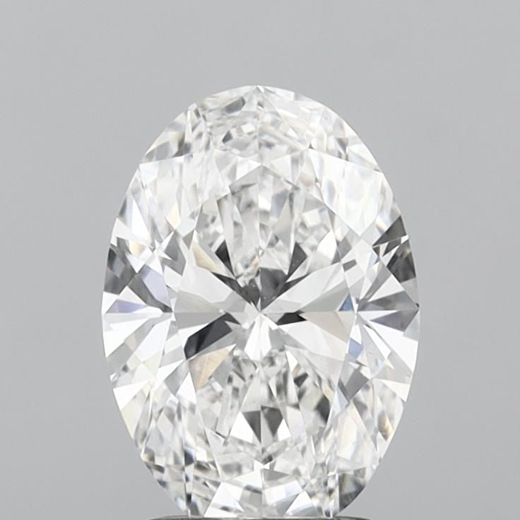 Loose Diamond - OVAL 2.1ct E VVS2: Loose Diamond - OVAL 2.1ct E VVS2 Source: This is a real non-mined Diamond that has been grown in a lab Shape: OVAL Carats: 2.1 Color: E Clarity: VVS2 Certification: IGI Video: