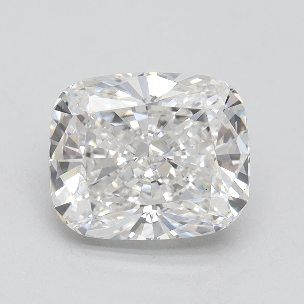 Loose Diamond - CUSHION BRILLIANT 3.07ct F VS2: Loose Diamond - CUSHION BRILLIANT 3.07ct F VS2 Source: This is a real non-mined Diamond that has been grown in a lab Shape: CUSHION BRILLIANT Carats: 3.07 Color: F Clarity: VS2 Certification: IGI Vide