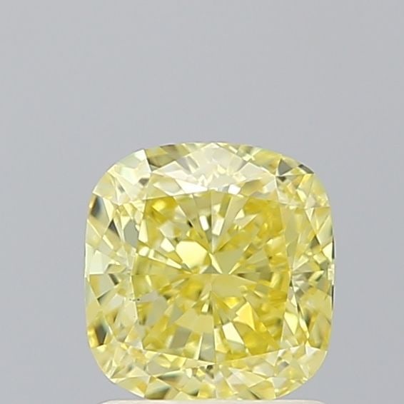 Loose Diamond - CUSHION MODIFIED 1.27ct Fancy Vivid Yellow VS1: Loose Diamond - CUSHION MODIFIED 1.27ct Fancy Vivid Yellow VS1 Source: This is a real non-mined Diamond that has been grown in a lab Shape: CUSHION MODIFIED Carats: 1.27 Color: Fancy Vivid Yellow Cert