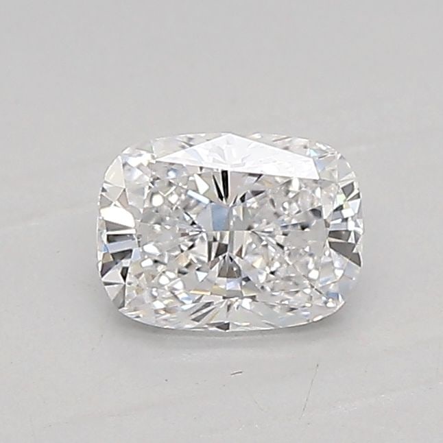 Loose Diamond - CUSHION MODIFIED 0.44ct D VVS2: Loose Diamond - CUSHION MODIFIED 0.44ct D VVS2 Source: This is a real non-mined Diamond that has been grown in a lab Shape: CUSHION MODIFIED Carats: 0.44 Color: D Clarity: VVS2 Certification: IGI Vide