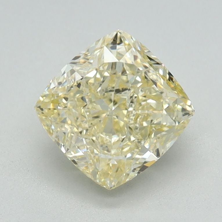 Loose Diamond - CUSHION BRILLIANT 1.11ct Fancy Light Yellow VVS2 (1 of 1)