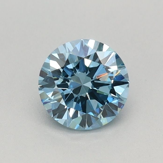 Loose Diamond - ROUND 0.37ct Fancy Vivid Blue VS1: Loose Diamond - ROUND 0.37ct Fancy Vivid Blue VS1 Source: This is a real non-mined Diamond that has been grown in a lab Shape: ROUND Carats: 0.37 Color: Fancy Vivid Blue Certification: IGI Video: