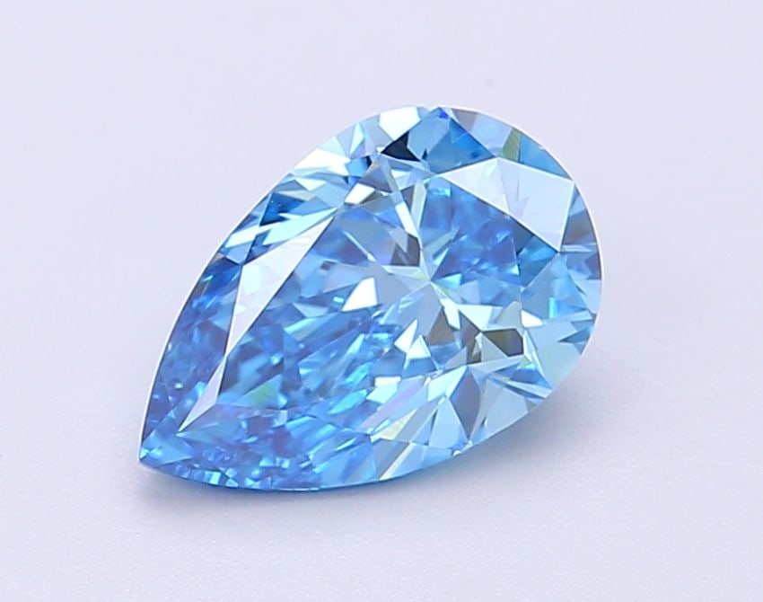 Loose Diamond - PEAR 1.65ct Fancy Vivid Blue VS1: Loose Diamond - PEAR 1.65ct Fancy Vivid Blue VS1 Source: This is a real non-mined Diamond that has been grown in a lab Shape: PEAR Carats: 1.65 Color: Fancy Vivid Blue Certification: IGI Video: Video