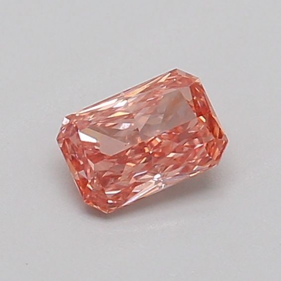 Loose Diamond - RADIANT 0.38ct Fancy Vivid Brownish Pink VS2: Loose Diamond - RADIANT 0.38ct Fancy Vivid Brownish Pink VS2 Source: This is a real non-mined Diamond that has been grown in a lab Shape: RADIANT Carats: 0.38 Color: Fancy Vivid Brownish Pink